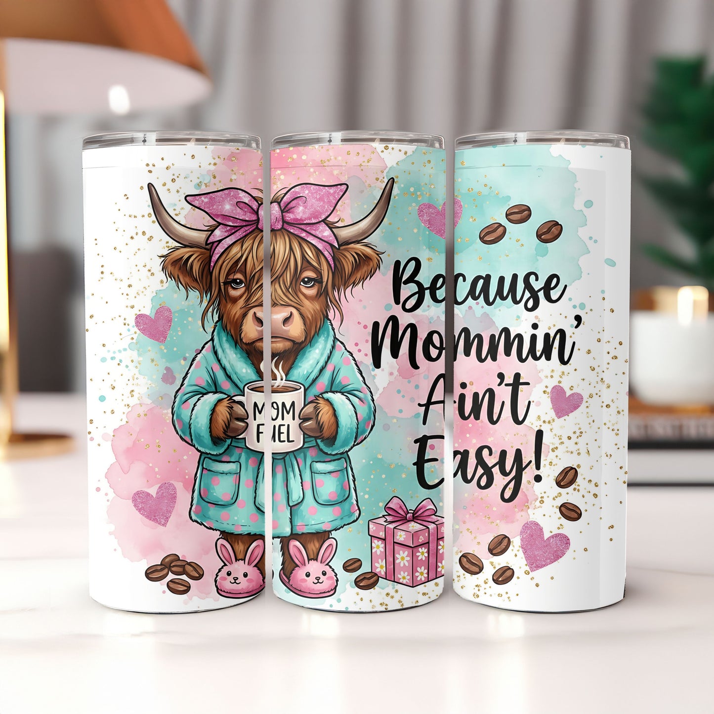 Mommin Ain't Easy 20 oz. Skinny Tumbler