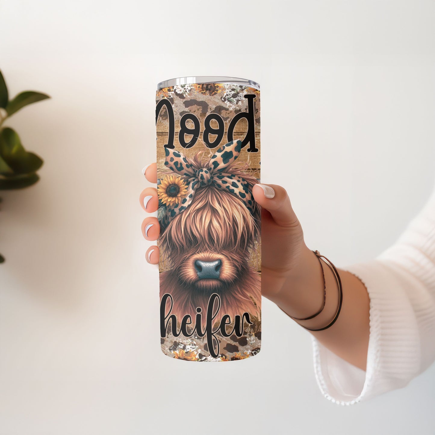 Moody Heifer 20 oz. Skinny Tumbler
