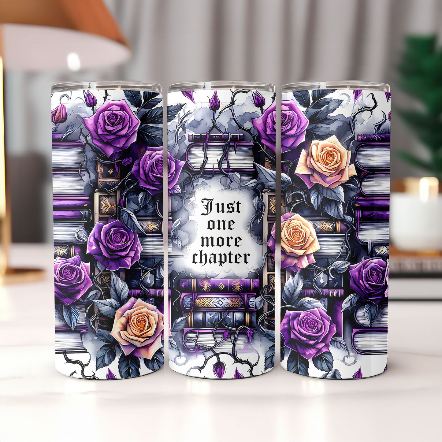Gothic Romance Book Lover 20 oz. Skinny Tumbler