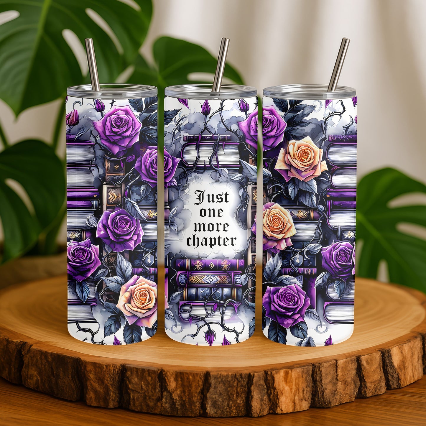 Gothic Romance Book Lover 20 oz. Skinny Tumbler