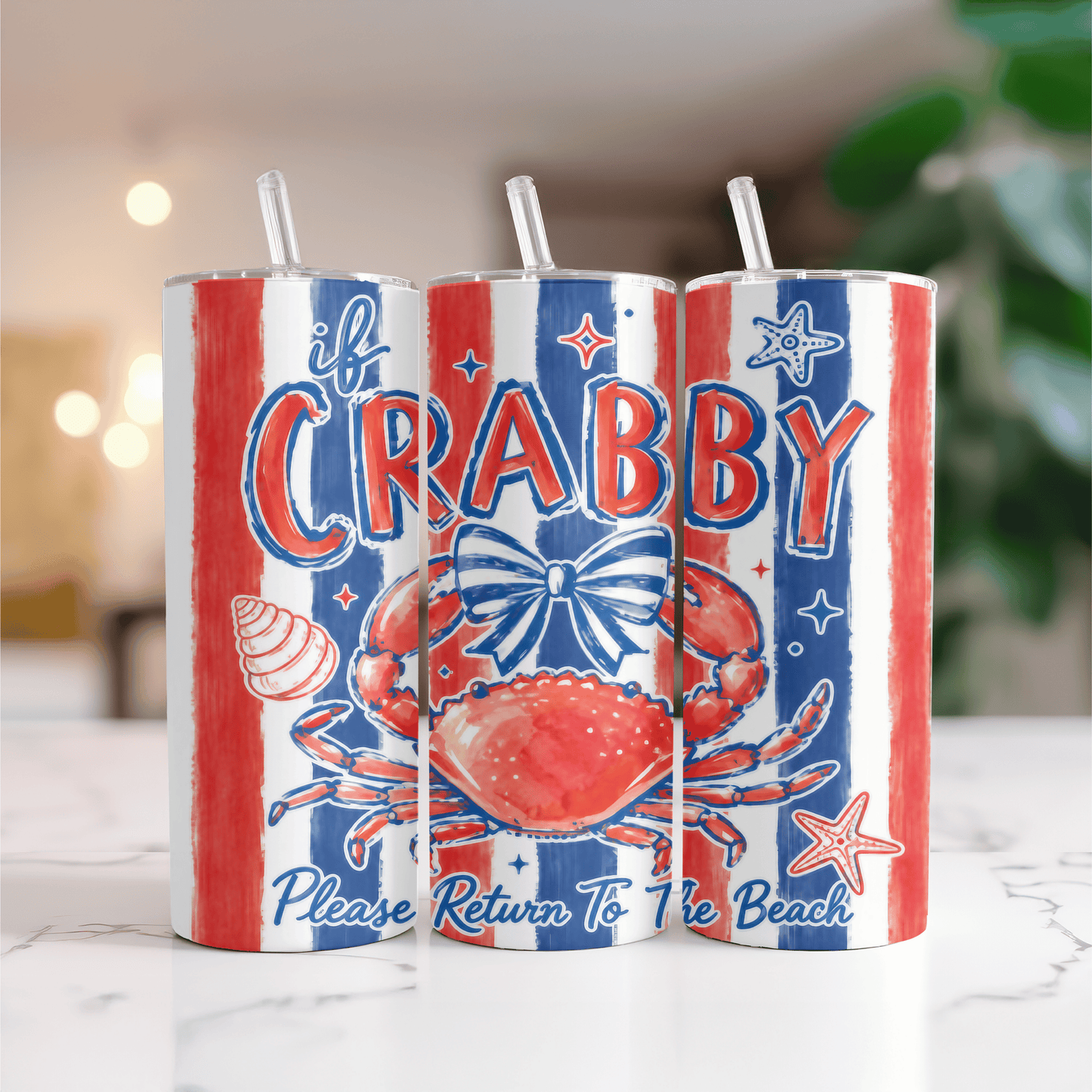 If your feeling crabby 20 oz, Skinny Tumbler