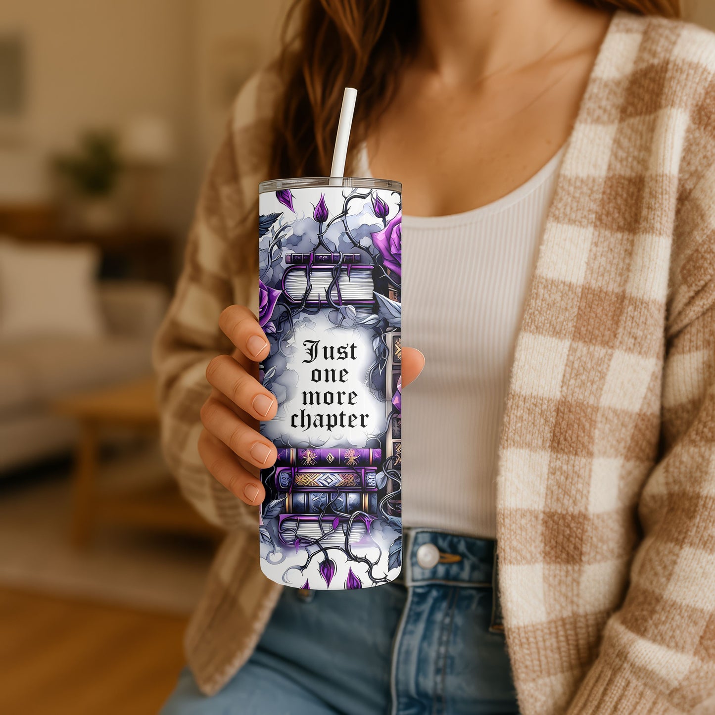 Gothic Romance Book Lover 20 oz. Skinny Tumbler