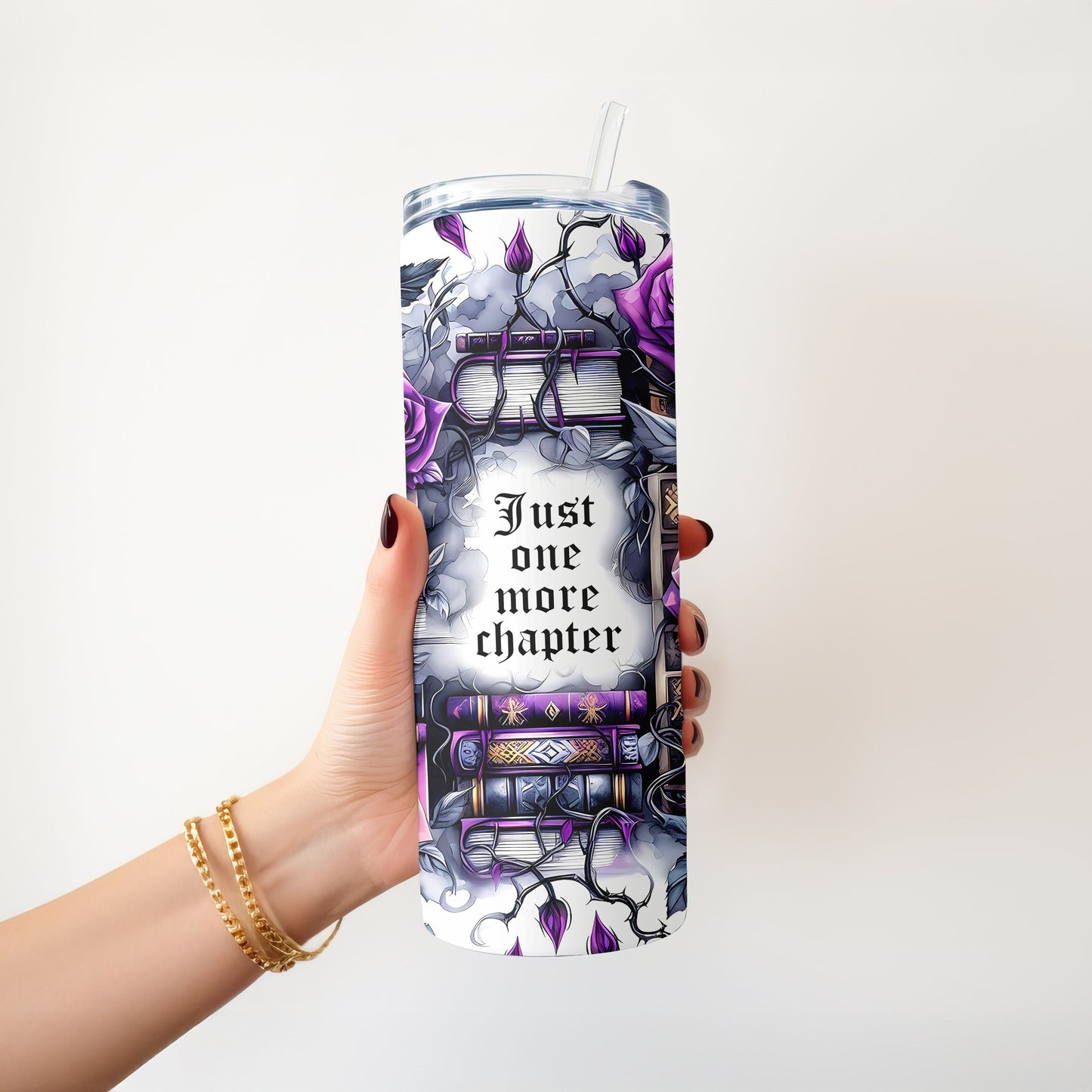 Gothic Romance Book Lover 20 oz. Skinny Tumbler
