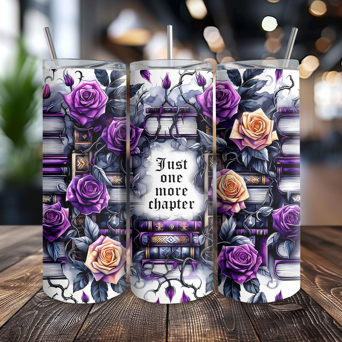 Gothic Romance Book Lover 20 oz. Skinny Tumbler